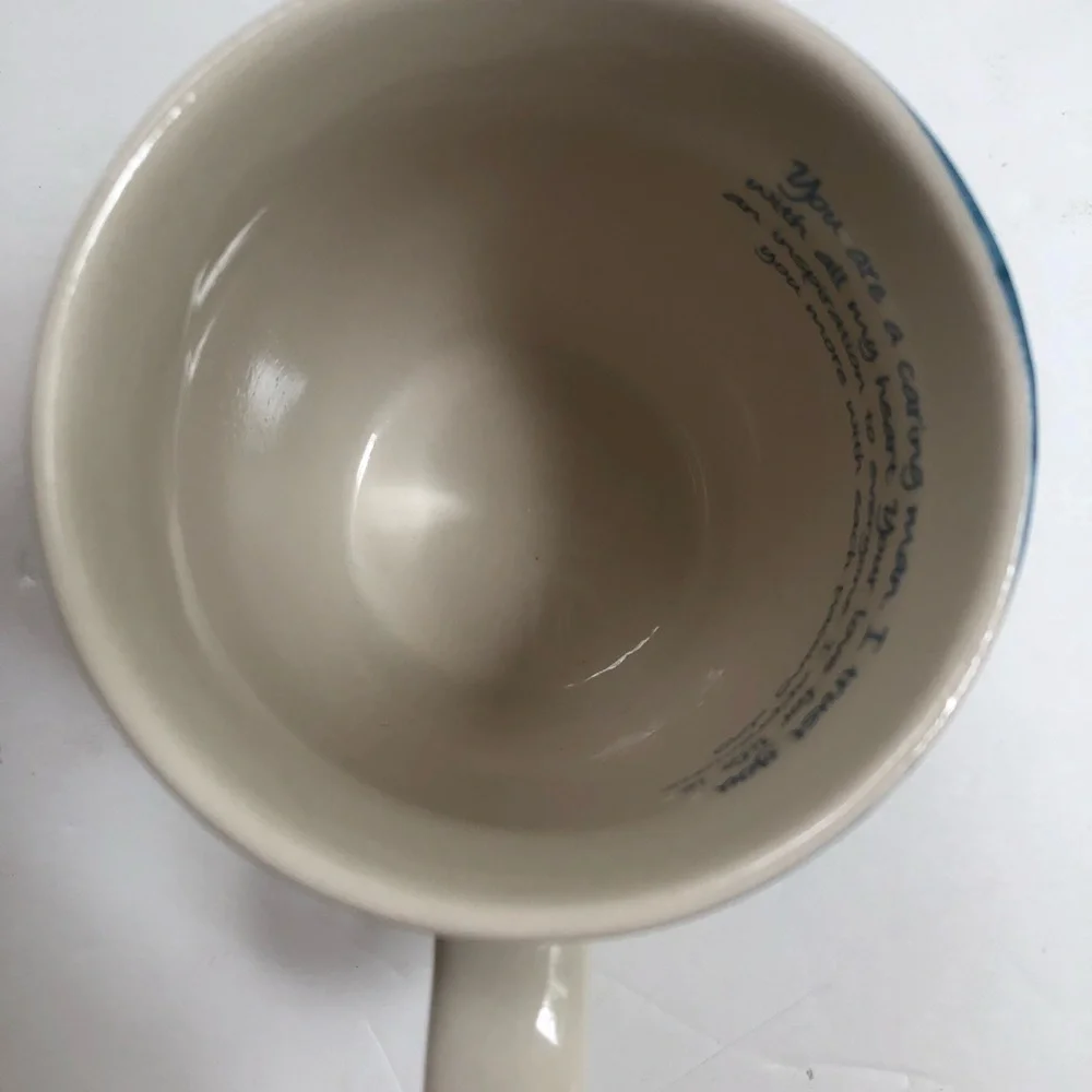 Grandpa Blue & White Large‎ Mug NWT